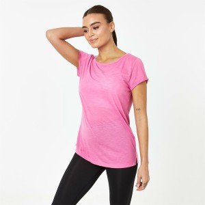 エルエーギア レディース Tシャツ トップス Loose T Shirt Pink