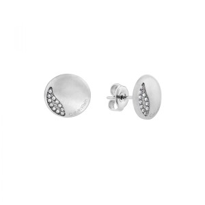 カルバンクライン レディース ピアス＆イヤリング アクセサリー Ladies Calvin Klein Silver Stud Earrings 35000137 Silver