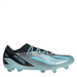 アディダス メンズ ブーツ シューズ x Crazyfast.1 Firm Ground Football Boots Silver/Blue/Blk