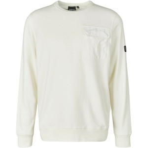 バブアー メンズ ニット&セーター アウター Banks Sweatshirt Whisper White