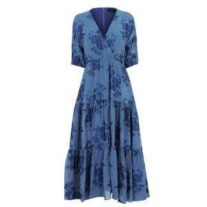 テッドベーカー レディース ワンピース トップス Zilda Maxi Dress Blue