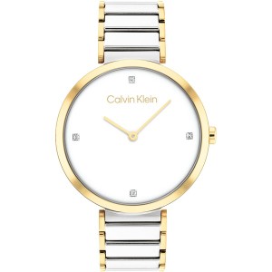 カルバンクライン レディース 腕時計 アクセサリー Ladies Calvin Klein T-Bar Watch Two Tone