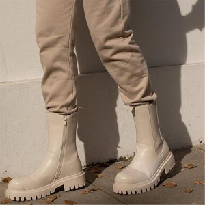 アイソウイットファースト レディース ブーツ シューズ Chunky Chelsea Boots Cream