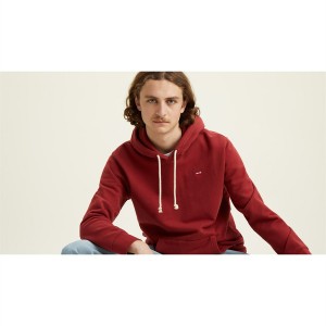 リーバイス メンズ パーカー・スウェットシャツ アウター Original Hoodie Brick Red