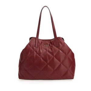 ゲス レディース トートバッグ バッグ Guess Vikky Qlt Tot Ld24 Merlot