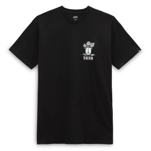 バンズ メンズ Tシャツ トップス Vans Peace Head Tee Sn34 Black BLK1