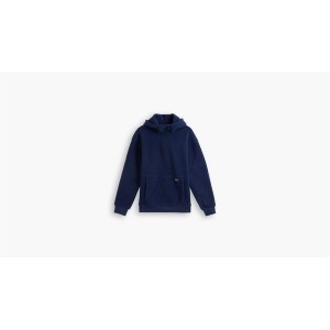 リーバイス メンズ パーカー・スウェットシャツ アウター Sherpa Hoodie Naval Academy