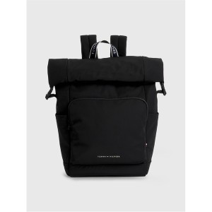 トミー ヒルフィガー レディース バックパック・リュックサック バッグ TH SKYLINE ROLLTOP BACKPACK Black