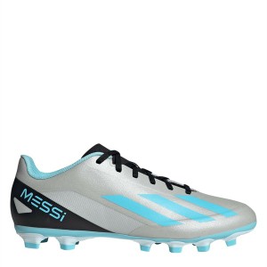 アディダス メンズ ブーツ シューズ X .4  Firm Ground Football Boots Silver/Blue/Blk