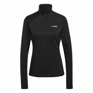 アディダス レディース パーカー・スウェットシャツ アウター Terrex Fleece Top Womens Black