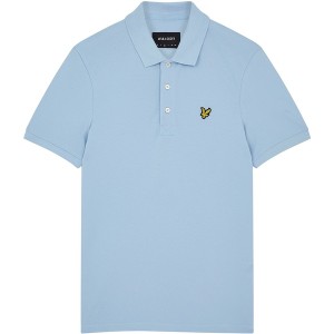 ライルアンドスコット メンズ ポロシャツ トップス Basic Short Sleeve Polo Shirt Light Blue W487