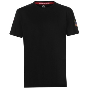 アルファインダストリーズ メンズ Tシャツ トップス Sleeve Tee Black