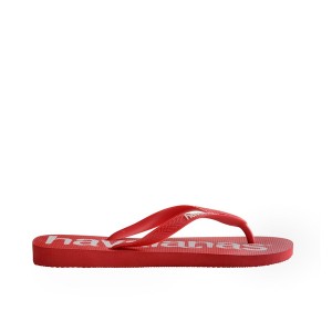 ハワイアナス メンズ サンダル シューズ Logomania Mens Flip Flops Ruby Red 2090