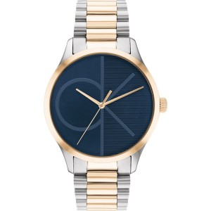 カルバンクライン メンズ 腕時計 アクセサリー Unisex Calvin Klein Watch 25200165 Two-Tone Gold and Blue