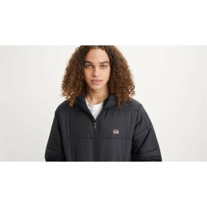 リーバイス メンズ ジャケット＆ブルゾン アウター Telegraph Hood Short Jacket Caviar