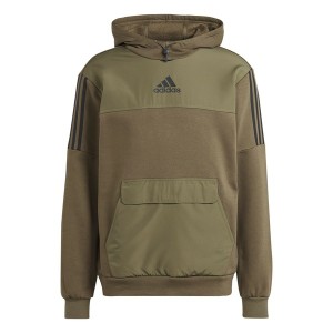 アディダス メンズ パーカー・スウェットシャツ アウター Utility Hoodie Mens Khaki