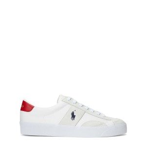 ラルフローレン メンズ スニーカー シューズ Polo Sayer Sport Sn33 White/Red/Navy