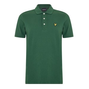 ライルアンドスコット メンズ ポロシャツ トップス Basic Short Sleeve Polo Shirt Eng Green W510