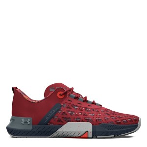 アンダーアーマー メンズ ランニング スポーツ TriBase Reign 5 Training Shoes Red/Grey