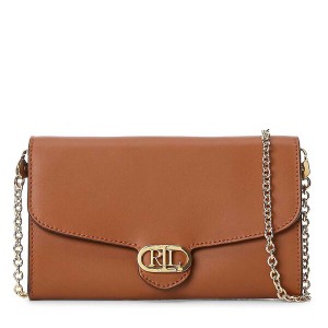 ラルフローレン レディース ショルダーバッグ バッグ Adair Crossbody Clutch Bag Lauren Tan