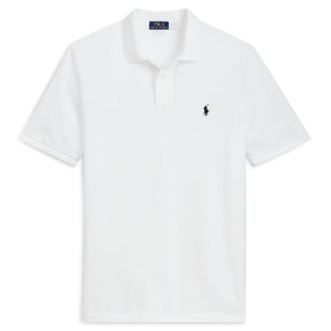 ラルフローレン メンズ ポロシャツ トップス Slim Fit Polo Shirt White