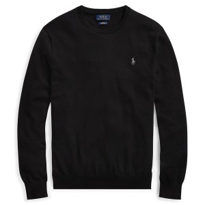 ラルフローレン メンズ ニット&セーター アウター Pima Crew Neck Sweatshirt Polo Black