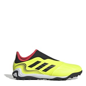 アディダス メンズ ブーツ シューズ COPA Sense .3 Laceless Astro Turf Trainers Yellow/Red/Blk