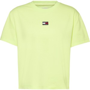 トミーヒルフィガー レディース Tシャツ トップス Centre Badge T Shirt Light Citrus