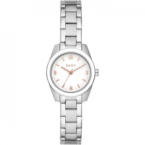 ダナ キャラン ニューヨーク レディース 腕時計 アクセサリー DKNY Nolita Silver Tone Watch NY6600 Silver and White