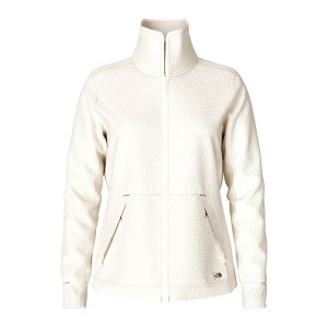 ノースフェイス レディース パーカー・スウェットシャツ アウター The North Face Campshire Fleece Zip Jacket Womens Gardenia White