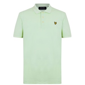 ライルアンドスコット メンズ ポロシャツ トップス Basic Short Sleeve Polo Shirt Turq Shad W907