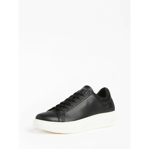 ゲス メンズ スニーカー シューズ Salerno Low Trainers Black