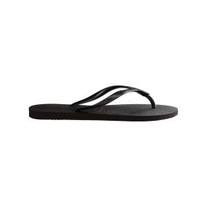 ハワイアナス レディース サンダル シューズ Slim Flip Flops Black 0090