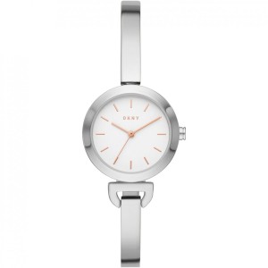 ダナ キャラン ニューヨーク レディース 腕時計 アクセサリー DKNY Uptown D Silver Tone Watch NY2991 Silver and White