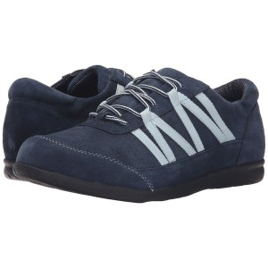 ドリュー レディース オックスフォード シューズ Bliss Navy Suede