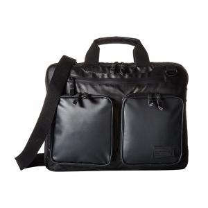 ヘックス メンズ ビジネス系 バッグ Nero Expandable Briefcase Black Ripstop