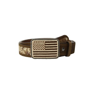 Medium Brown Ariat 【Sport Patriot Bifold Wallet】 財布 アリアト メンズ