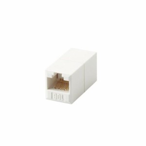 エレコム CAT6A LANケーブル中継コネクタ LD-RJ45JJ6AY2