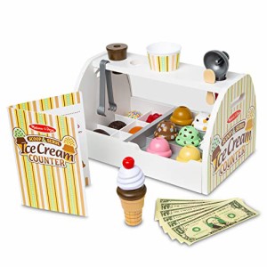 メリッサ＆ダグ(Melissa＆Doug) 木製おもちゃ アイスクリーム屋さん ごっこ遊び 正規品 9286