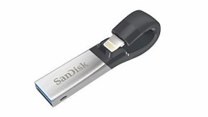 SanDisk iXpand Flash Drive, 64GB, for iPhone and iPad, Black・・・