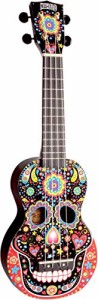 MAHALO ソプラノ UKULELE アートシリーズ スカル MA1 SK ブラック