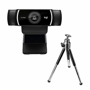 ロジクール Webカメラ C922n フルHD 1080P ストリーミング 撮影用 三脚 スタンド 付き オートフォーカ・・・