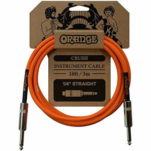 ORANGE CRUSH Instrument Cable 10ft 3m 1/4” Straight CA034 ギタ・・・