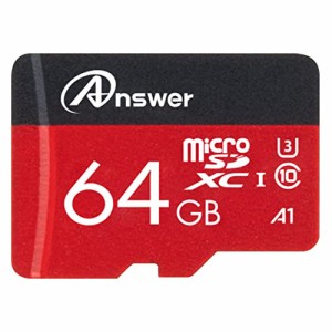 アンサー microSDXCカード64GB 各種Nintendo Switch対応 UHS-I Class10(最大読み・・・