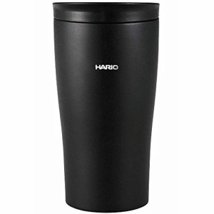 HARIO(ハリオ) ステンレス鋼 タンブラー ブラック 300ml HARIO フタ付き保温タンブラー STF-300-B