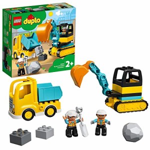 レゴ (LEGO) おもちゃ デュプロ トラックとショベルカー 男の子 女の子 子供 赤ちゃん 幼児 玩具 知育玩具 誕・・・