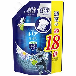 レノア 超消臭+ 抗菌ビーズ スポーツ クールリフレッシュ 詰め替え 760mL