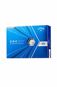 キャロウェイ (Callaway) ゴルフボール ERC SOFT 2021 トリプルトラック 1ダース(12個入り) ・・・