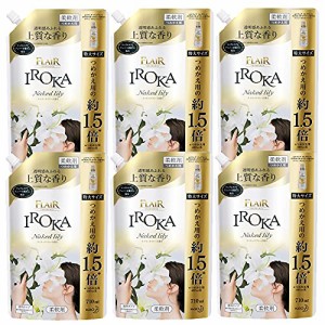 【6個セット】花王 フレアフレグランスIROKA 特大詰替 710ml ネイキッドリリー