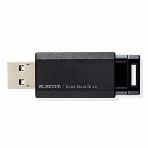 エレコム 外付けSSD 1TB USB3.2(Gen2) PS5/PS4(メーカー動作確認済) ノック式 ブラック ES・・・